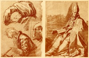 四人の伝道者と聖アンブローズ 作： Abraham Bloemaert