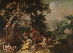 洗礼者聖ヨハネの説教 洗礼者聖ヨハネの説教 作： Abraham Bloemaert