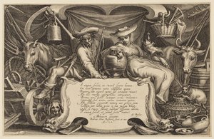 タイトル「農家と風景シリーズ」 作： Abraham Bloemaert