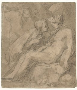 Vertumnus en Pomona (?) 作： Abraham Bloemaert
