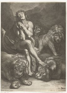 ライオンの穴のダニエル 作： Abraham Bloteling