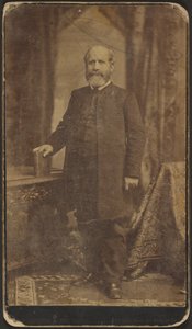 男の肖像 作： Abraham Bogardus