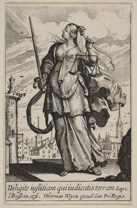 正義、1636年。 作： Abraham Bosse