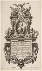 ジャックカロの肖像、ca。 1636年。 作： Abraham Bosse