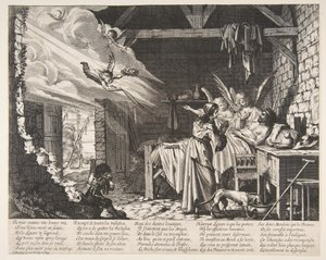 ラザロの死、1620-76。 作： Abraham Bosse