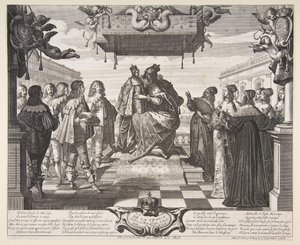 フランスの喜び、1638年。 作： Abraham Bosse