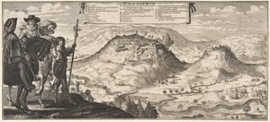 1636〜38年、ロレーヌのラモット包囲戦。 作： Abraham Bosse