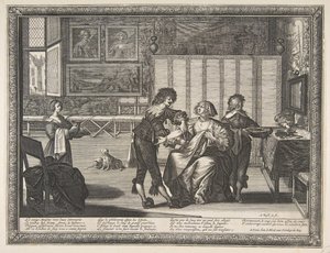 外科医ラ・セニー、1632年。 作： Abraham Bosse