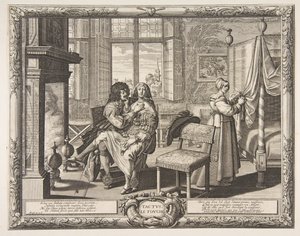 タッチルタッチャー、ca。 1638。 作： Abraham Bosse