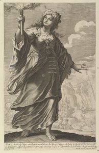 キプロスの女神、1647年。 作： Abraham Bosse