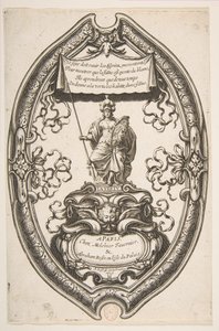徳：アテナ、1637年。 作： Abraham Bosse