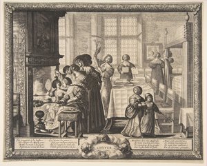 冬、およそ1637。 作： Abraham Bosse