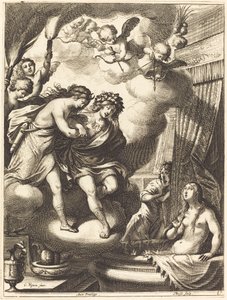 ジャン・デマレの「ラリアン」の挿絵 作： Abraham Bosse after Claude Vignon