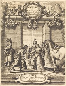 ジャン・デマレの「ラリアン」のタイトルページ 作： Abraham Bosse after Claude Vignon