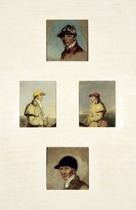 騎手の研究（油彩・キャンバス 作： Abraham Cooper