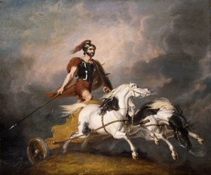 クトゥリンの車：「戦争の車は死の炎のように登場する、1815 作： Abraham Cooper