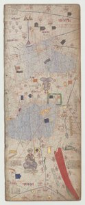 カタロニア語アトラス、シート8 作： Abraham Cresques