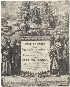 哲学の寓意 タイトルページ: Schuler, Johannes. 哲学（...）、1663 作： Abraham Dircksz. Santvoort