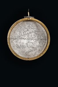 ヘラクレスとアトラス、アウグスブルク、1697-99によってサポートされている2つの例外的な地球儀と天球儀 作： Abraham Drentwett