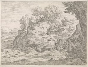 滝のある風景 川の風景（連載タイトル） 作： Abraham Genoels
