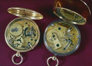 パリ製の2つの時計（ゴールド） 作： Abraham Louis Breguet