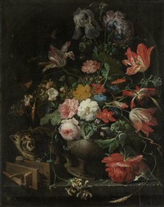 ひっくり返った花束 作： Abraham Mignon