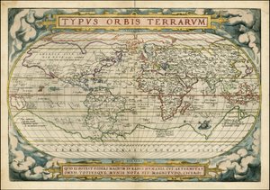 アブラハム・オルテリウス Orbis Terrarum出版アントワープ1572年