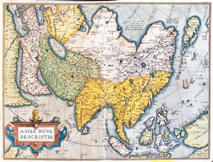 アジア 作： Abraham Ortelius