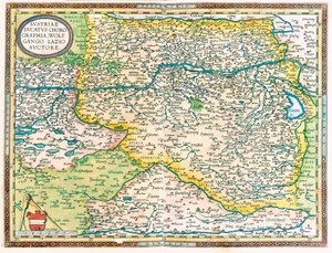 東オーストリア 作： Abraham Ortelius