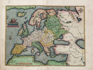 ヨーロッパ 作： Abraham Ortelius