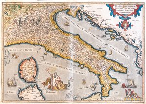 イタリア 作： Abraham Ortelius