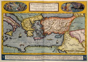 地中海地域 作： Abraham Ortelius