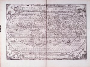 Typus Orbis Terrarum, portulan (エングレービング)