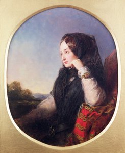 伯爵夫人ユージニーの肖像（1826-1920）、1846 作： Abraham Solomon