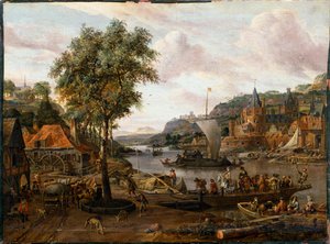 17世紀または18世紀初頭の帆船 作： Abraham Storck