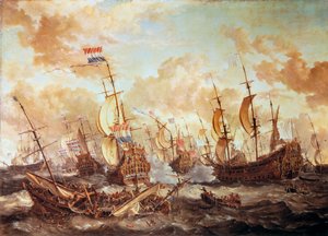 四日間の戦い 作： Abraham Storck