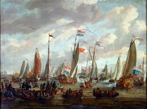 18世紀初頭の1698年1月にピーター1世がイギリスを訪問 作： Abraham Storck