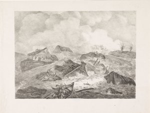 カンペルダイクの違反、1825 作： Abraham Vinkeles