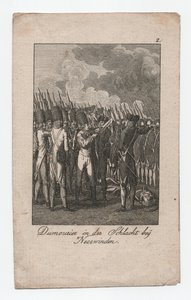 ネールヴィンデンの戦いにおけるデュムリエス、1795年頃（エングレーヴィング） 作： Abraham Wolfgang Küffner