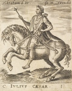 C. Julius Caesar from Twelve Caesars on Horseback、c1565-1587。