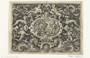 ペルセウスがメデューサの盾をフィネウスに見せる PHINEUS (オブジェクトのタイトル) 作： Abraham de Bruyn