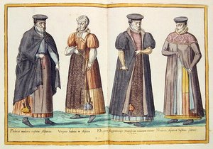 16世紀にケルンで出版された「Omnium Poene Gentium Imagines」の衣装