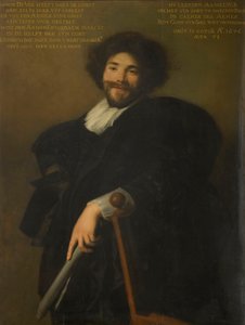 シモン・ド・ヴォスの肖像 1603-1676, 1635. 作： Abraham de Vries