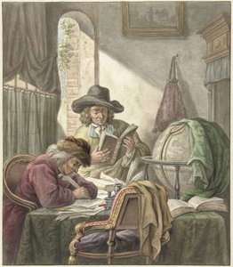 学者たち 作： Abraham van (after) Strij