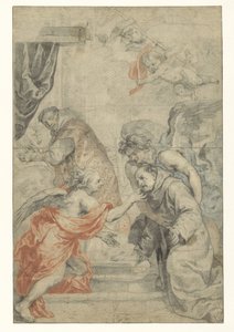 聖ボナヴェンチュラの聖体拝領 作： Abraham van Diepenbeeck
