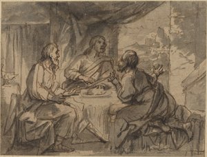 エマオでの晩餐 作： Abraham van Diepenbeeck