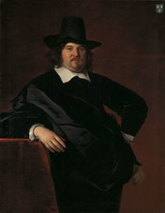 アブラハム・デ・フィッシャー (1605-67)。 アムステルダムの商人でオランダ西インド会社の取締役 作： Abraham van den Tempel (attributed to)