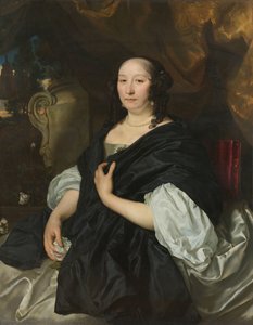 カトリーヌ・ファン・デル・フォールトの肖像 カトリーヌ・ファン・デル・フォールト (1622-74)。 ピーター・デ・ラ・コートの後妻