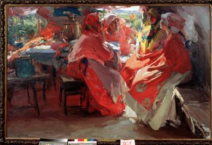 来場者 作： Abram Efimovich Arkhipov