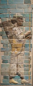 ペルシャの射手 アケメネス朝、前510年（釉レンガ） 作： Achaemenid